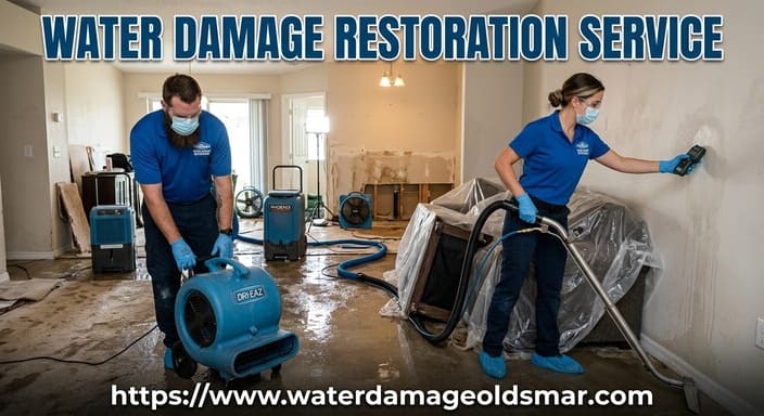 Full water damage restoration service in Oldsmar Florida